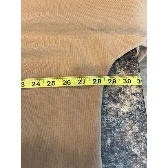 Frank & Eileen Large Effie Long Sleeve Funnel Neck Caplet Shirt in Camel Brown - Picture 9 of 10